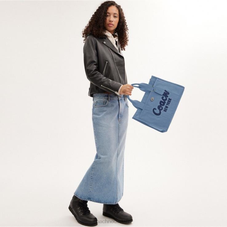 Coach vrouwen vracht tas links/leiblauw 02264291