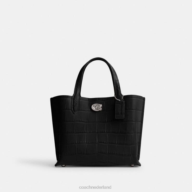 Coach vrouwen wilgentas 24 lh/zwart multi 02264287