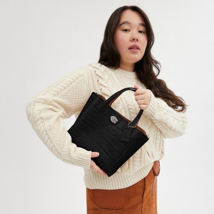 Coach vrouwen wilgentas 24 lh/zwart multi 02264287