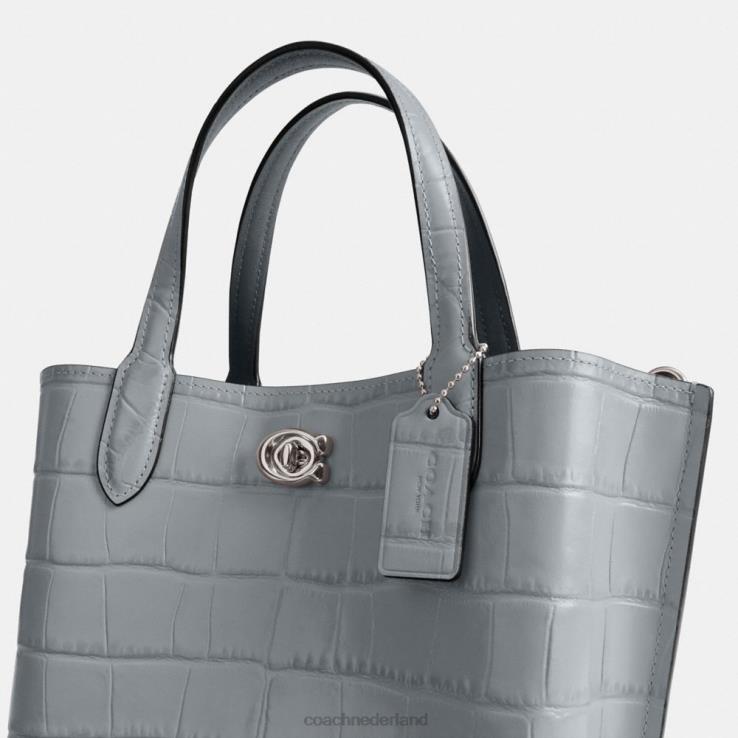 Coach vrouwen wilgentas 24 links/grijs blauw multi 02264290