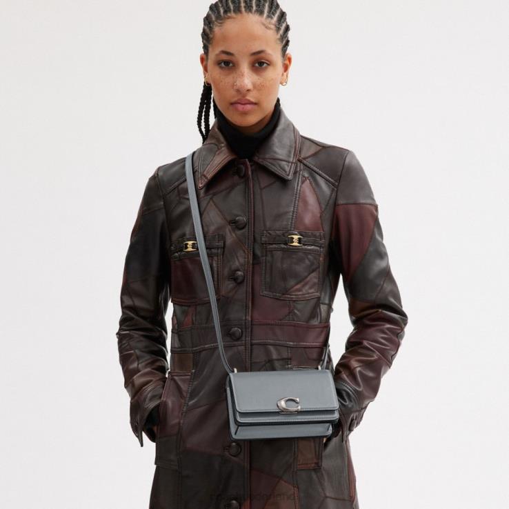 Coach vrouwen bandiet crossbody lh/grijsblauw 022645