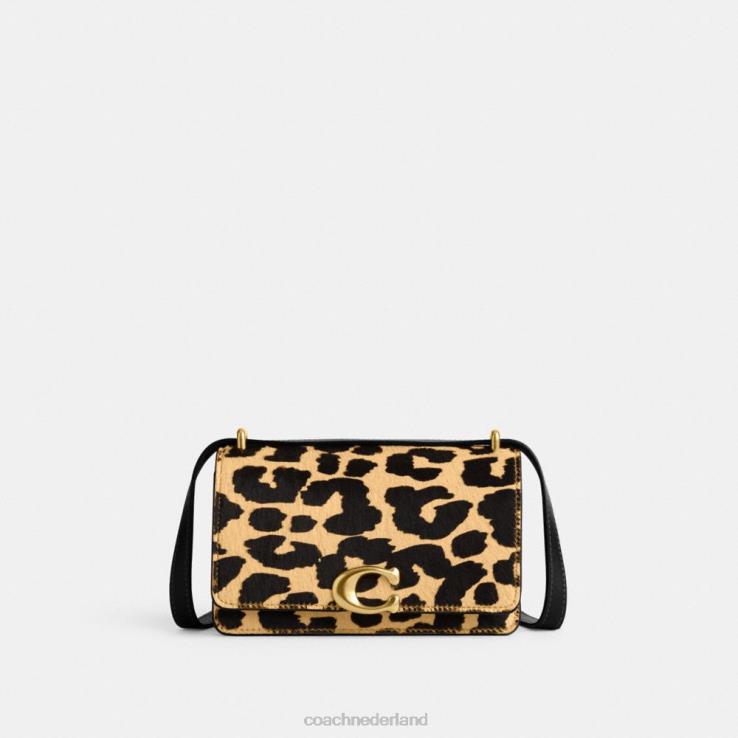 Coach vrouwen bandieten crossbody met luipaardprint b4/luipaard 022646
