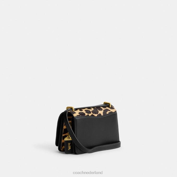 Coach vrouwen bandieten crossbody met luipaardprint b4/luipaard 022646