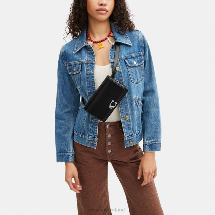 Coach vrouwen bandieten heuptas links/zwart 0226410