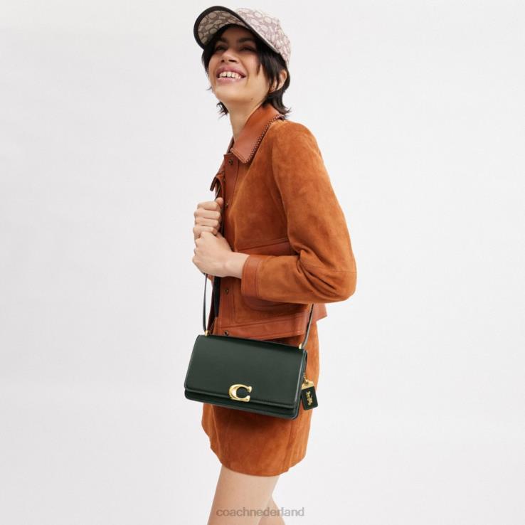 Coach vrouwen bandieten schoudertas b4/amazonegroen 022647