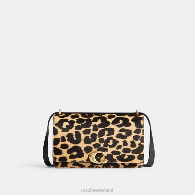 Coach vrouwen bandieten schoudertas met luipaardprint b4/luipaard 022642