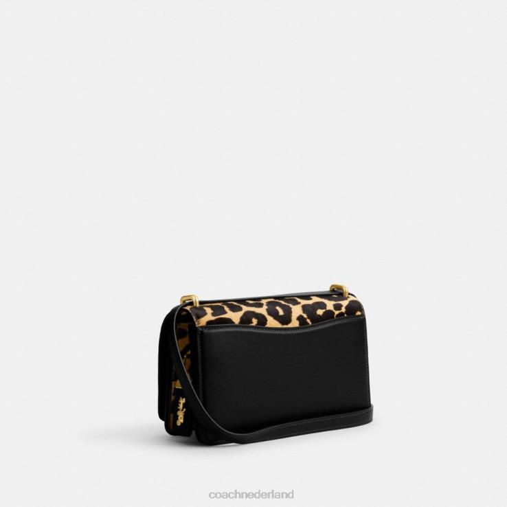 Coach vrouwen bandieten schoudertas met luipaardprint b4/luipaard 022642
