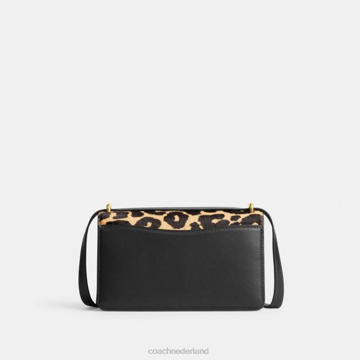 Coach vrouwen bandieten schoudertas met luipaardprint b4/luipaard 022642