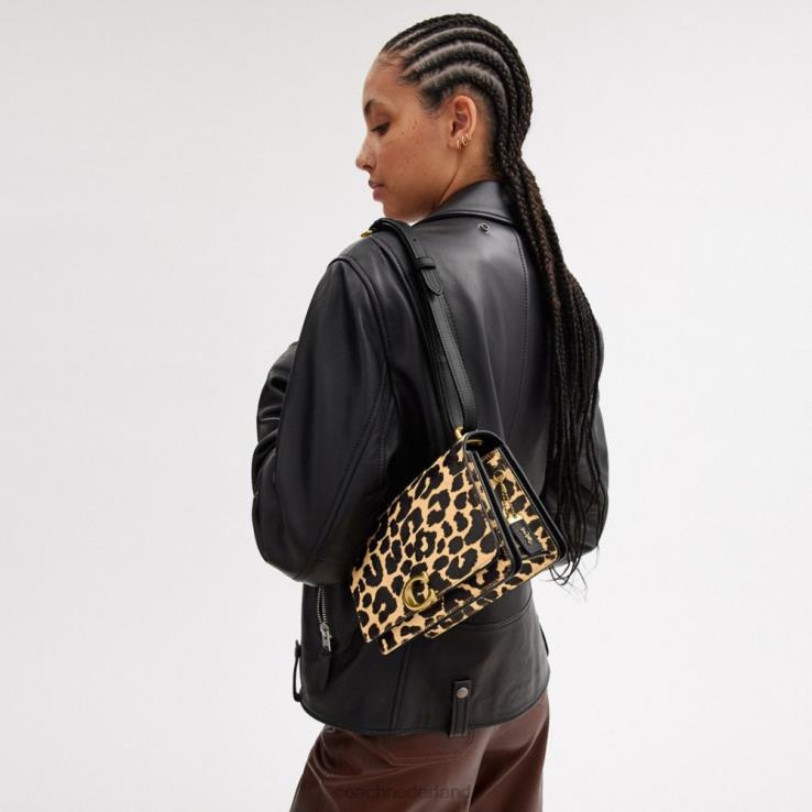 Coach vrouwen bandieten schoudertas met luipaardprint b4/luipaard 022642