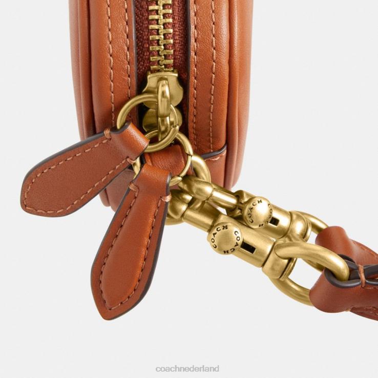 Coach vrouwen avery schoudertas b4/gepolijst amber 02264217