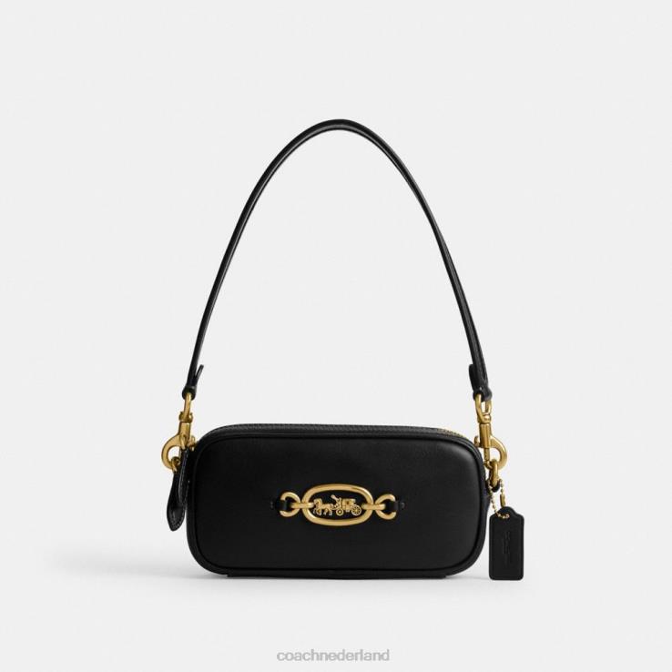 Coach vrouwen avery schoudertas b4/zwart 02264215
