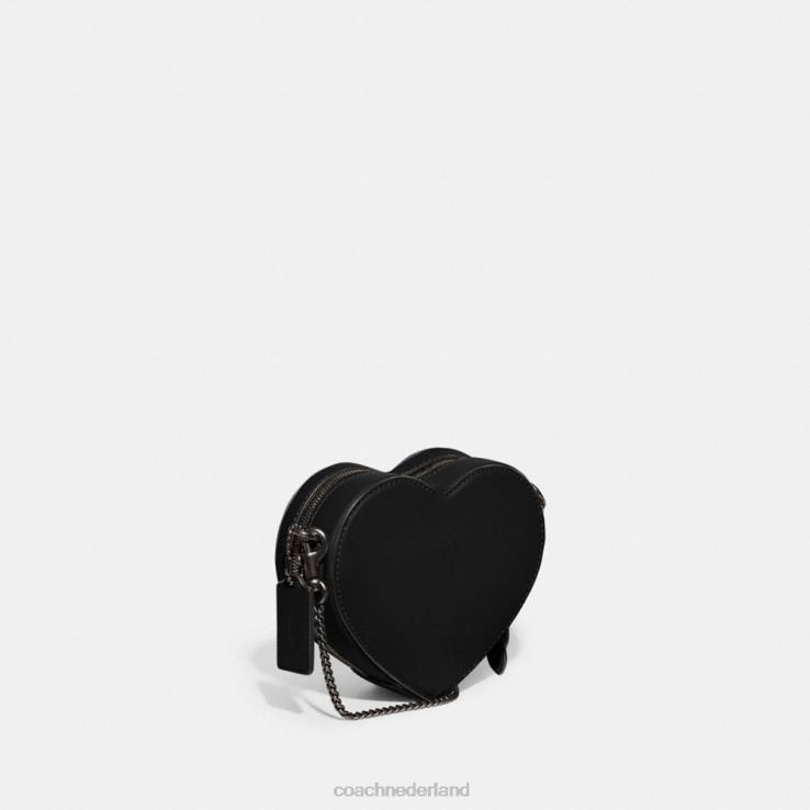 Coach vrouwen hart crossbody 14 v5/zwart 02264211