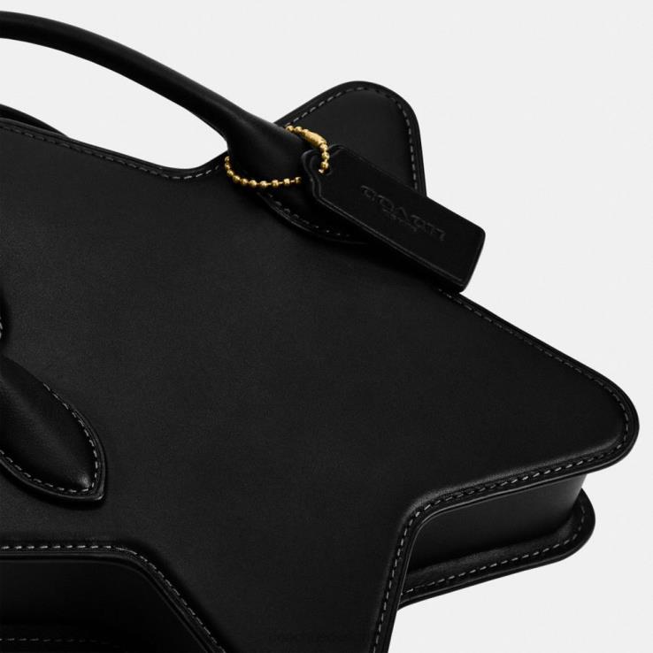 Coach vrouwen sterrentas van regeneratief leer b4/zwart 02264208