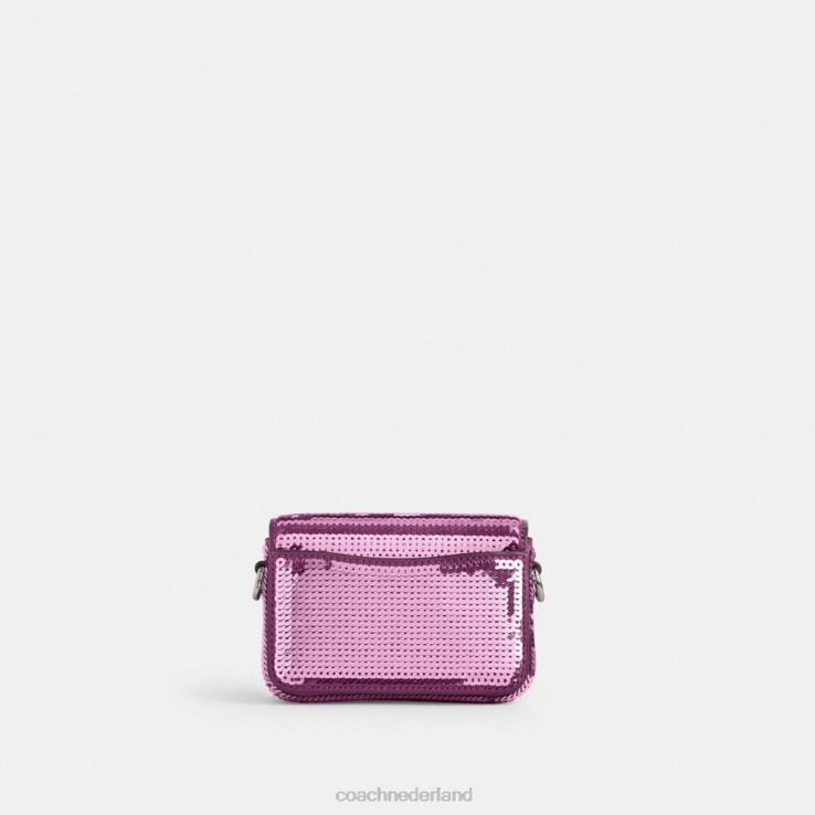 Coach vrouwen studio 12 met pailletten lh/donker magenta 02264225