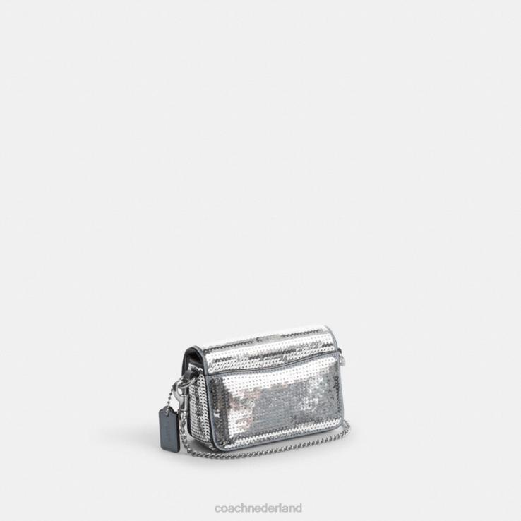 Coach vrouwen studio 12 met pailletten lh/zilver 02264224