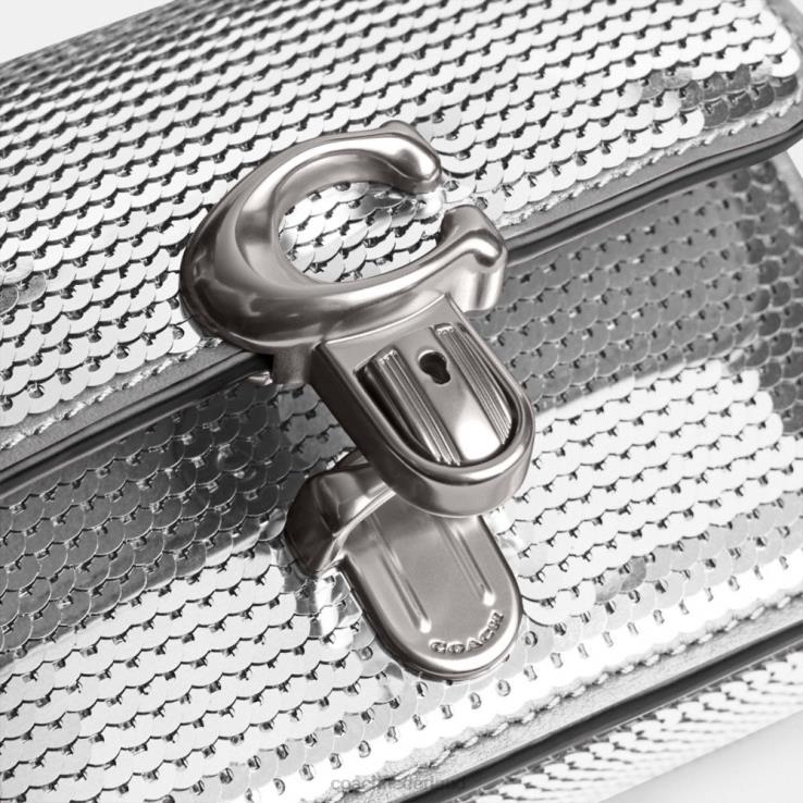 Coach vrouwen studio 12 met pailletten lh/zilver 02264224