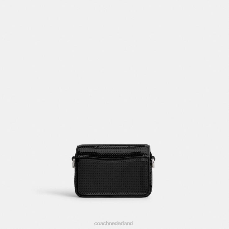 Coach vrouwen studio 12 met pailletten links/zwart 02264223