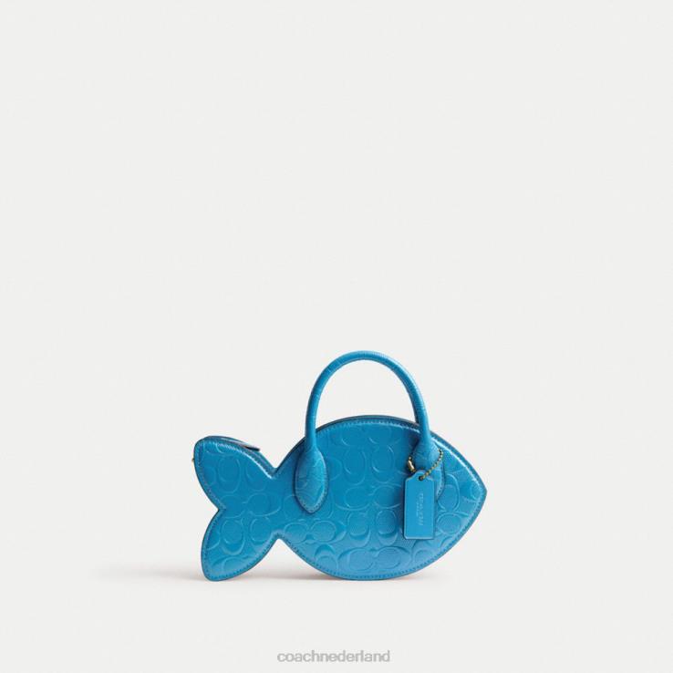 Coach vrouwen vistas van kenmerkend leer b4/blauw 02264238