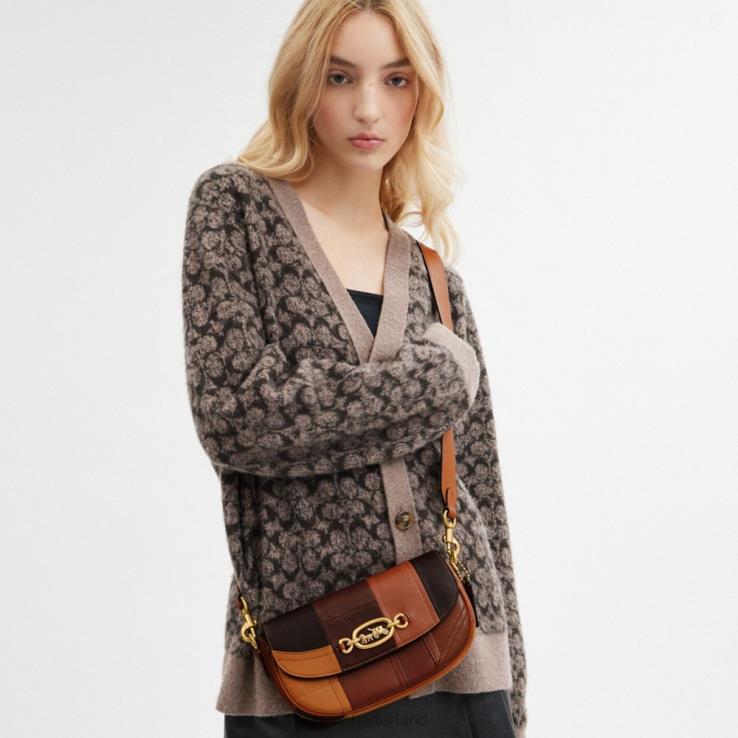 Coach vrouwen Harley schoudertas 23 in patchwork b4/multi 0226425