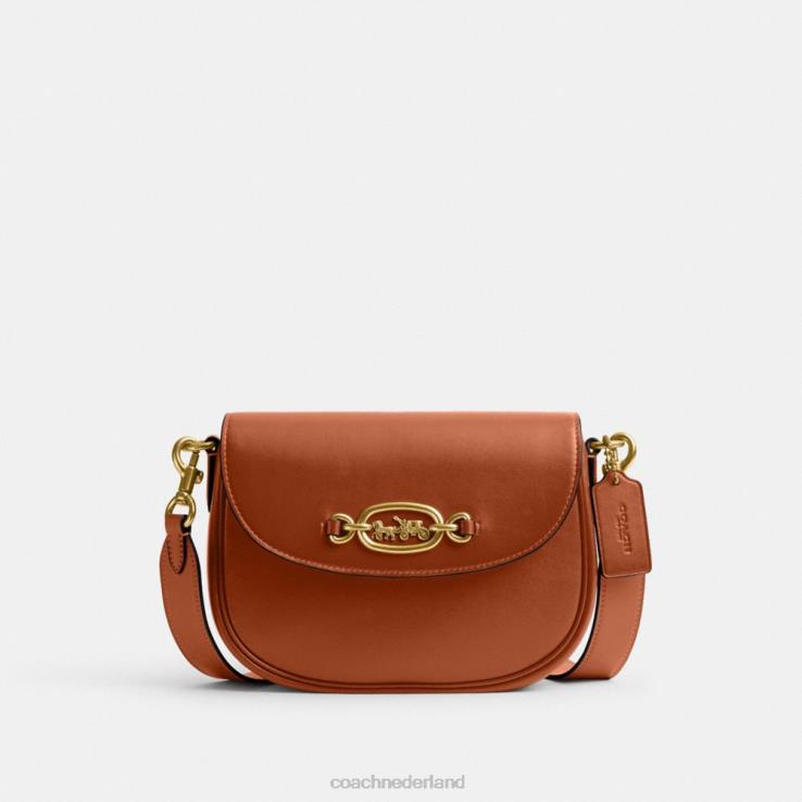Coach vrouwen Harley-schoudertas b4/gepolijst amber 0226429