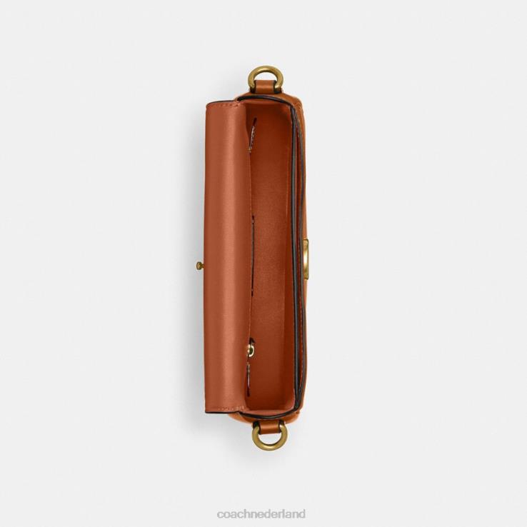 Coach vrouwen harley schoudertas 23 b4/gepolijst amber 0226426