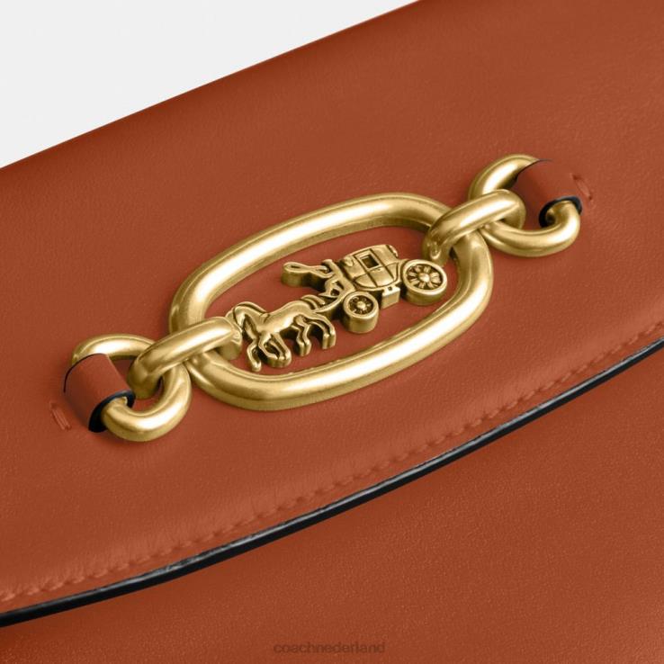 Coach vrouwen harley schoudertas 23 b4/gepolijst amber 0226426