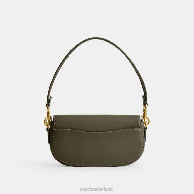 Coach vrouwen harley schoudertas 23 b4/legergroen 0226427