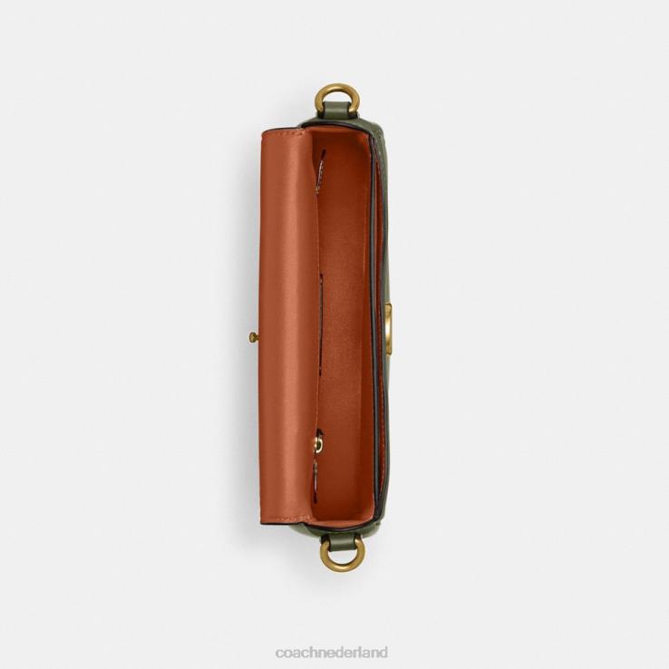 Coach vrouwen harley schoudertas 23 b4/legergroen 0226427