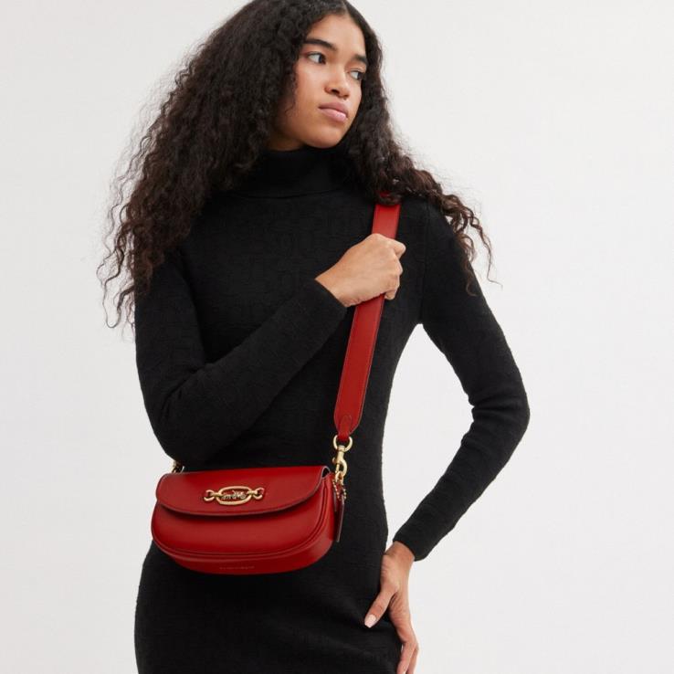 Coach vrouwen harley schoudertas 23 b4/sportrood 0226432