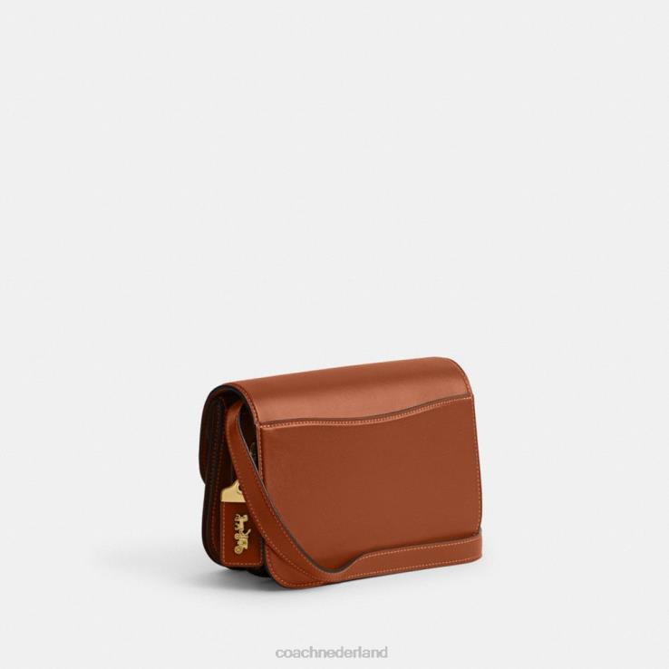 Coach vrouwen idool tas b4/gepolijst amber 0226447