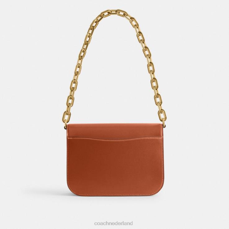 Coach vrouwen idool tas b4/gepolijst amber 0226447