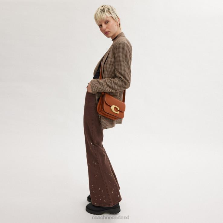 Coach vrouwen idool tas b4/gepolijst amber 0226447