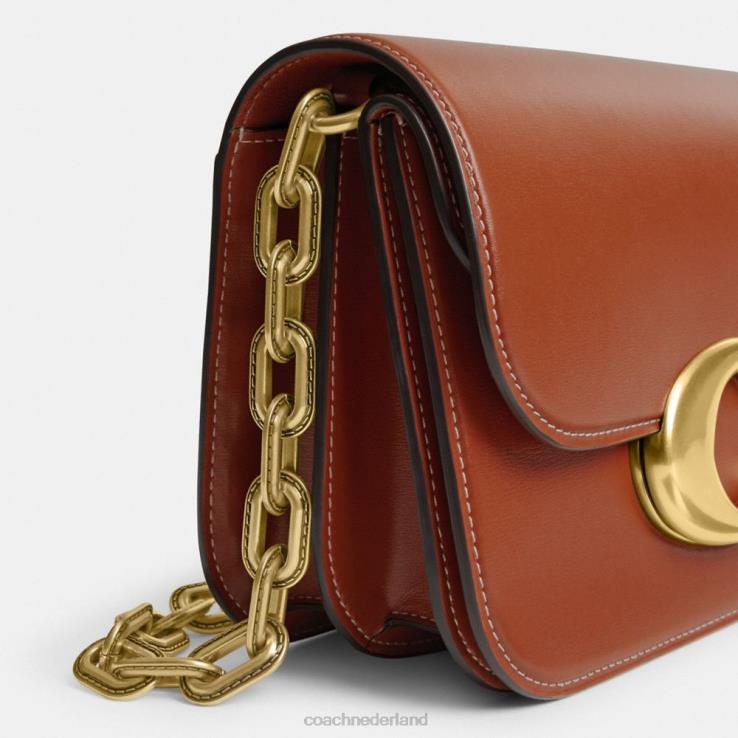 Coach vrouwen idool tas b4/gepolijst amber 0226447