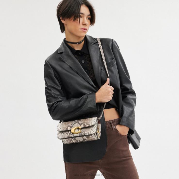 Coach vrouwen idooltas 23 in python b4/krijt 0226444