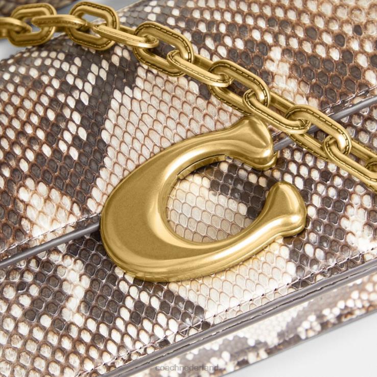 Coach vrouwen idooltas 23 in python b4/krijt 0226444