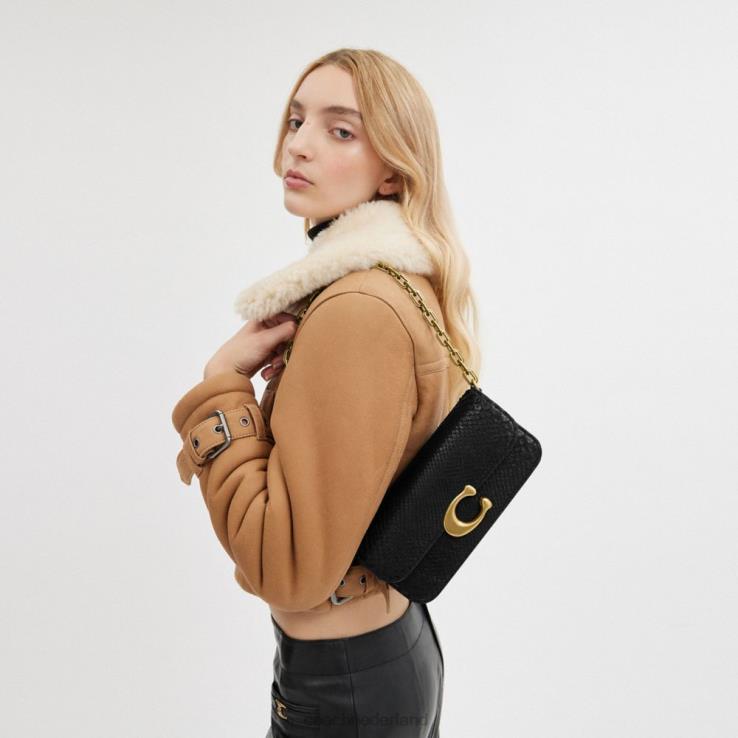 Coach vrouwen idooltas 23 in python b4/zwart 0226443
