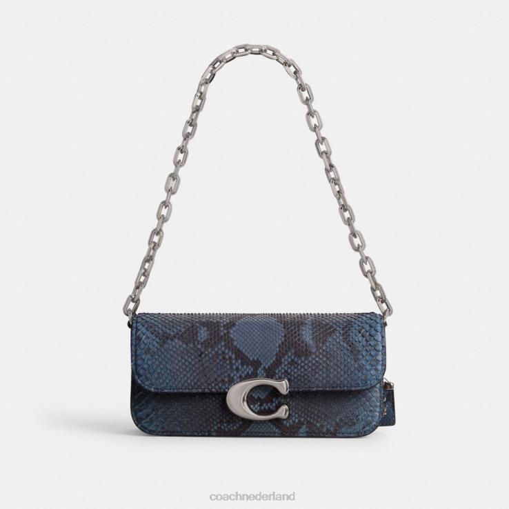 Coach vrouwen idooltas 23 in python l/denim 0226445
