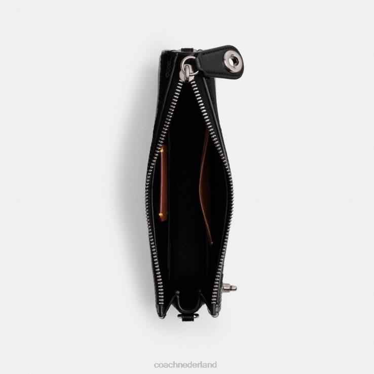 Coach vrouwen Penn schoudertas met pailletten links/zwart 0226470