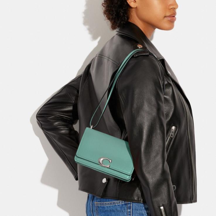 Coach vrouwen bandiet crossbody lh/vervaagd blauw 02264197