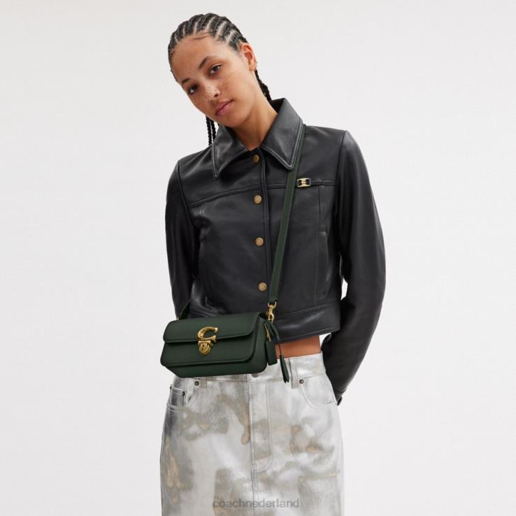 Coach vrouwen studio stokbrood tas b4/amazonegroen 02264189