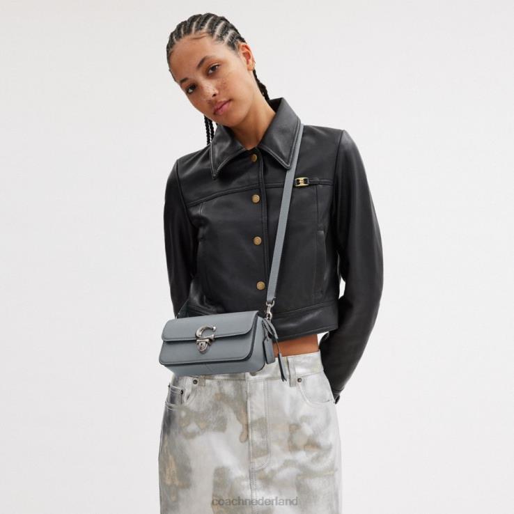 Coach vrouwen studio stokbrood tas lh/grijsblauw 02264190