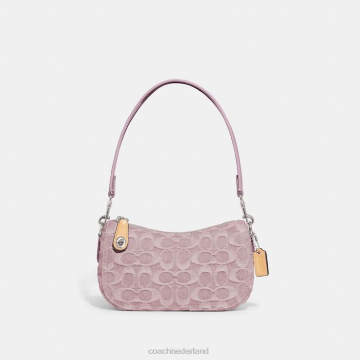 Coach vrouwen swinger 20 van kenmerkend denim lh/lichtpaars 02264199