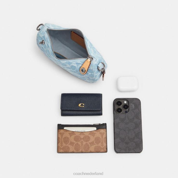 Coach vrouwen swinger 20 van kenmerkend denim lh/lichtpaars 02264199