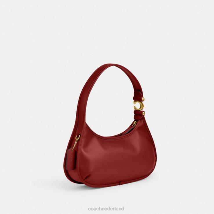 Coach vrouwen eve schoudertas b4/emaille rood 02264280