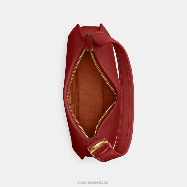 Coach vrouwen eve schoudertas b4/emaille rood 02264280