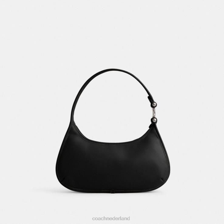 Coach vrouwen eve schoudertas links/zwart 02264276