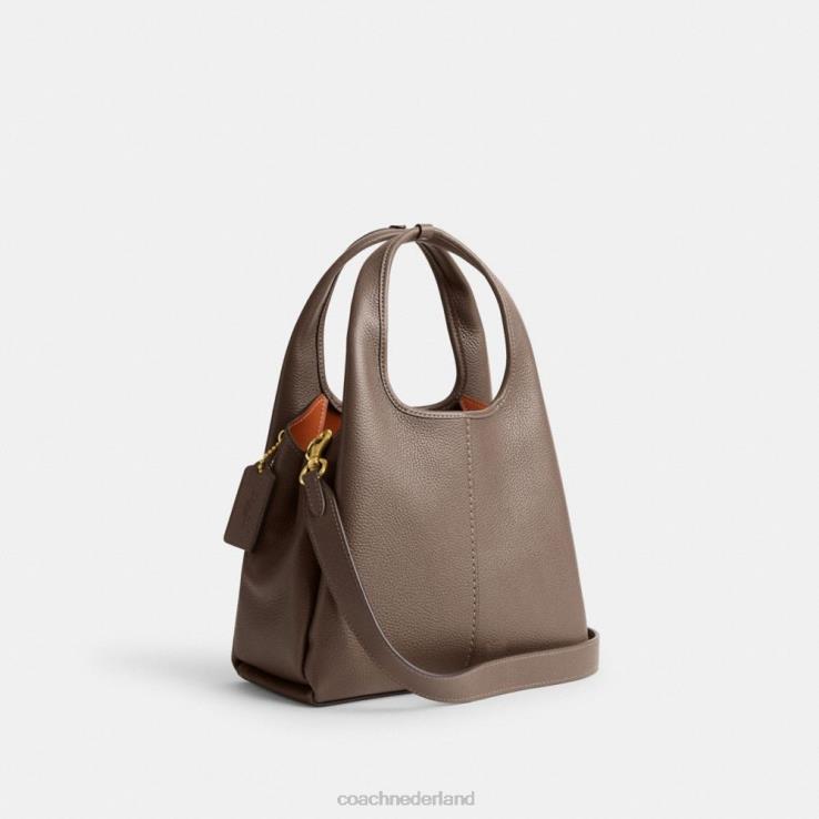 Coach vrouwen lana schoudertas 23 b4/donkere steen 02264278