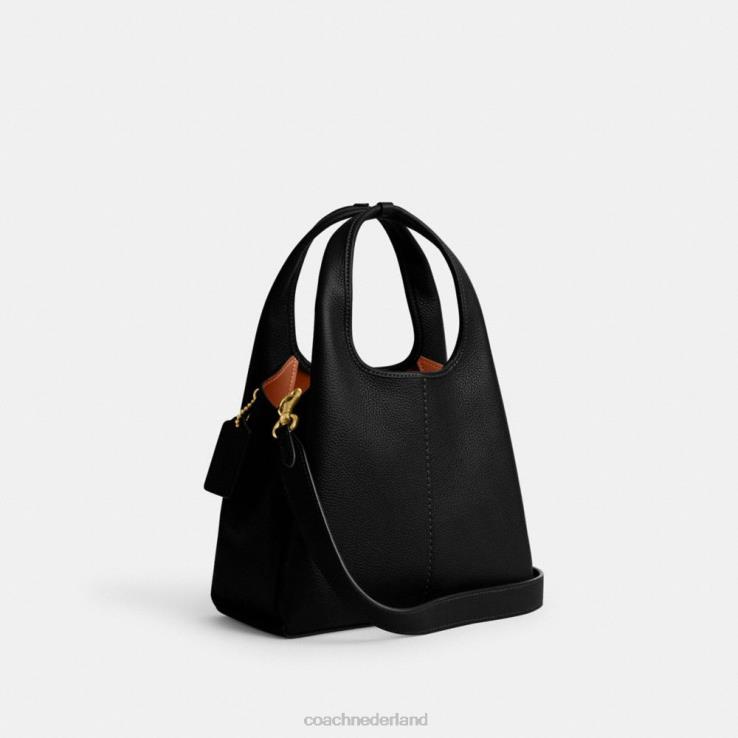 Coach vrouwen lana schoudertas 23 b4/zwart 02264275