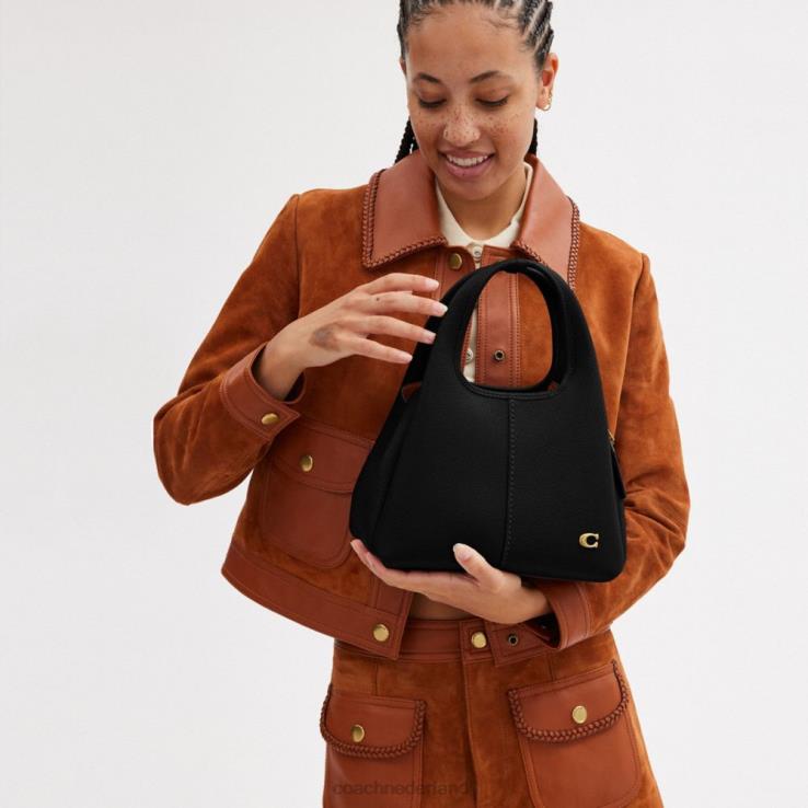Coach vrouwen lana schoudertas 23 b4/zwart 02264275