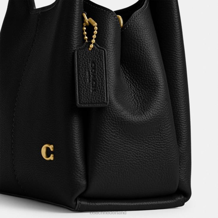 Coach vrouwen lana schoudertas 23 b4/zwart 02264275